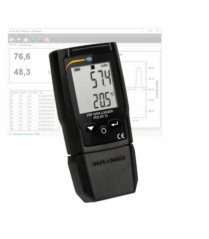 PCE Instruments PCE-HT 72 [PCE-HT 72] Temperature Meter with Datalogger -30 to 60°C (-22 to 140°F)